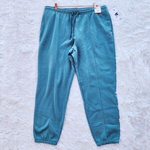 Champion Pintuck Seam‎ Jogger Sweatpants in Aqua Tonic